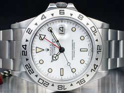  Rolex Explorer II 16550 Transitional White Dial Cream Markers